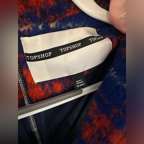 Topshop Bodika Check Coat - Picture 8 of 10